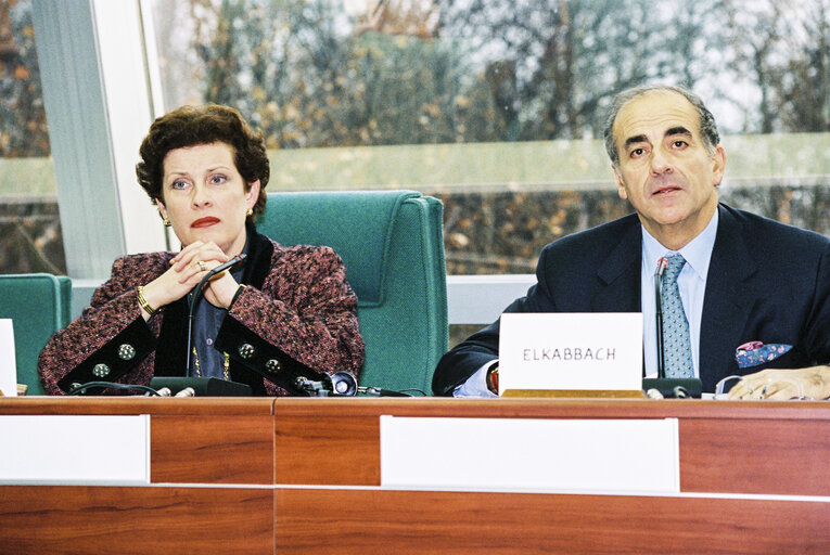 Fotografi 1: Meeting in Strasbourg with the President of France Televisions