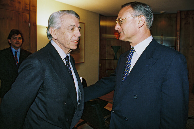 Fotografie 14: EP President receives a guest in Strasbourg