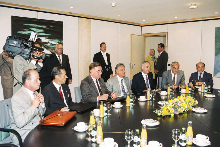 Billede 1: Visit of Fernando Henrique CARDOSO, President of Brazil at the European Parliament in Brussels