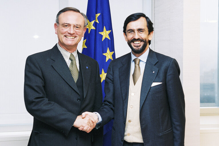 Fotografia 1: EP President meets with MEP Riccardo GAROSCI