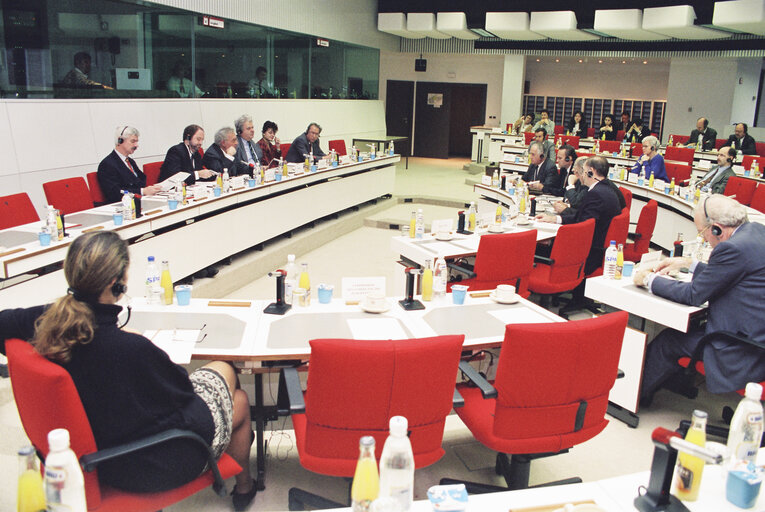 Fotografi 1: Meeting at the European Parliament in Brussels