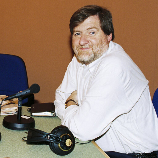 Photo 1 : Interview of MEP Tom SPENCER