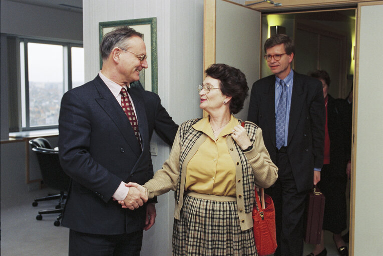 Fotagrafa 1: EP President meets with Commissioner-designate Anita GRADIN in Brussels