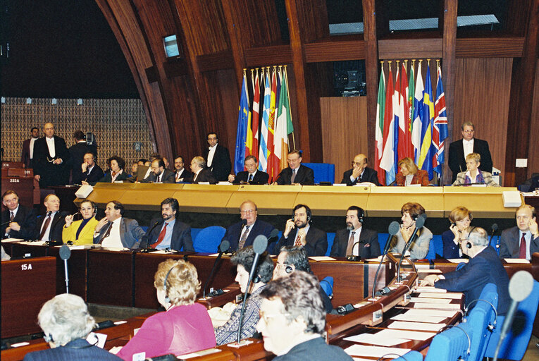 Foto 1: Plenary session in Strasbourg - Statement by the new President of the Commission