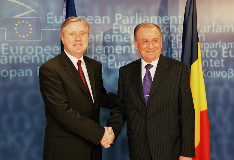 Fotografija 1: EP President meets with the President of Romania