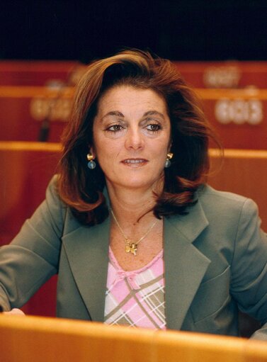 Foto 1: MEP Minerva Melpomeni MALLIORI attends a plenary session in Brussels