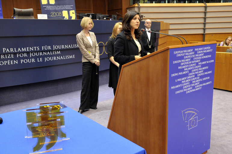 Photo 31 : European Parliament Prize for Journalism 2008