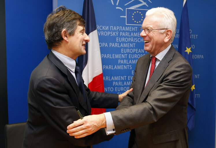 Fotagrafa 1: Ceremonial LEX signing of co-decision legislationat the EP in Strasbourg.