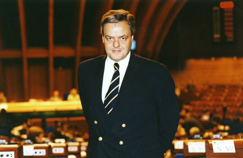 Снимка 1: Christoph KONRAD in plenary session in Strasbourg.