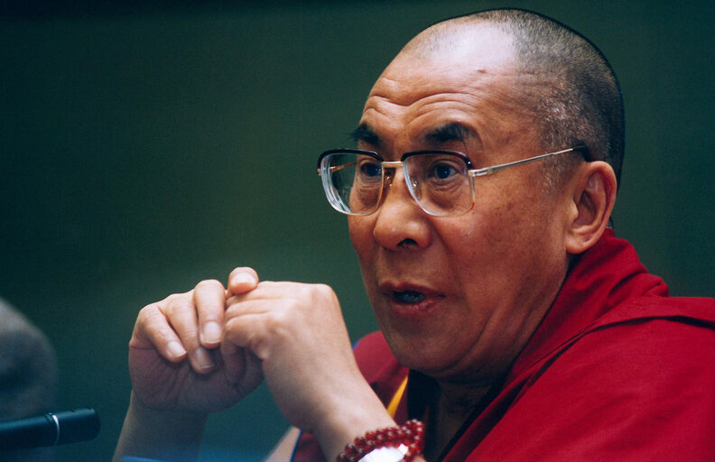 Foto 1: Visit of the DALAI LAMA to the EP in Strasbourg.