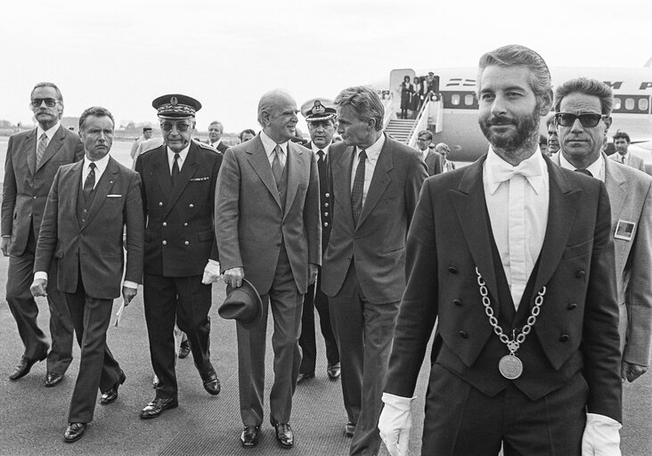 Nuotrauka 1: Official visit of of Constantin CARAMANLIS, President of the Hellenic Republic, on the 15th of September 1983