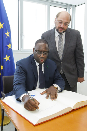 Fotó 2: Martin SCHULZ -  EP President meets with President of Senegal Macky SALL