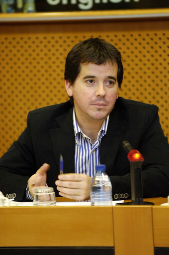 Photo 1: MEP Mikel IRUJO AMEZAGA attends a meeting in Brussels