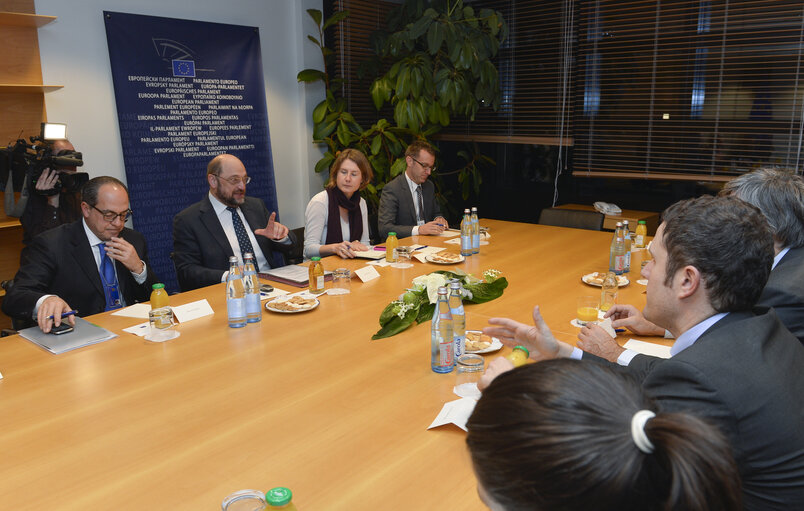 Fotó 1: EP President meets with French Minister of Agriculture in Strasbourg