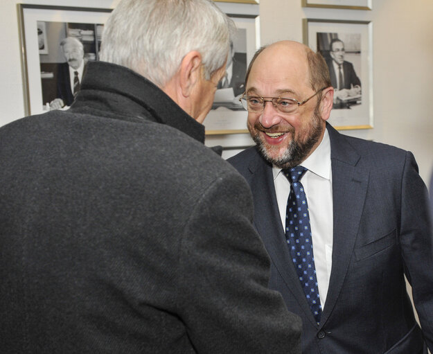 Suriet 3: Martin SCHULZ - EP President meets with  Thorbjorn JAGLAND, Secretary General to the Council of Europe