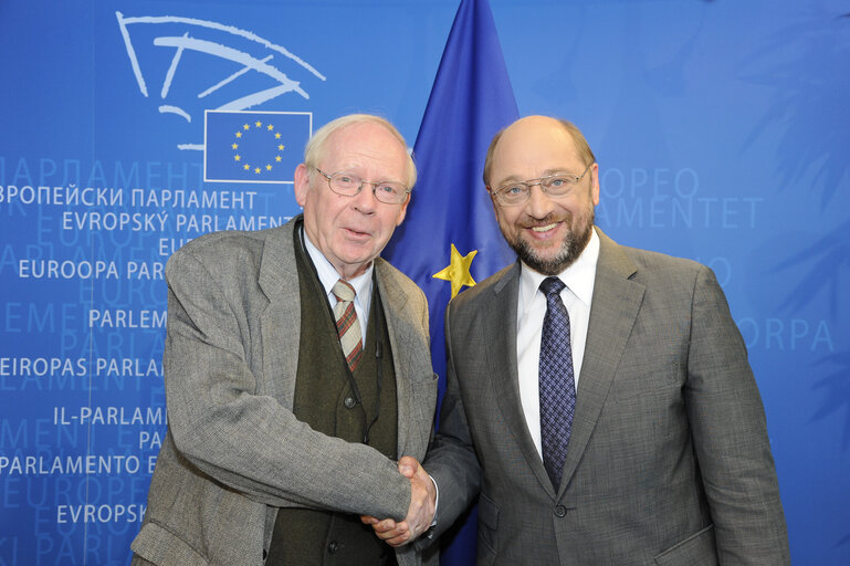 Fotografi 4: Martin SCHULZ - EP President meets with Willy GORLACH