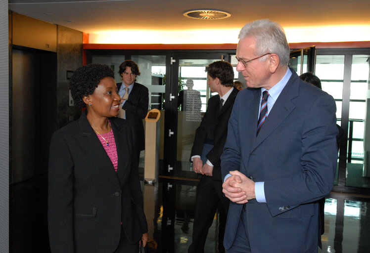 Fotografie 1: EP President meets the UN deputy Secretary-General.