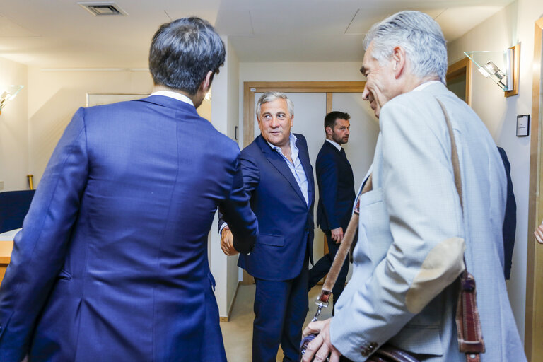Antonio TAJANI - EP President meets with ENPA delegation