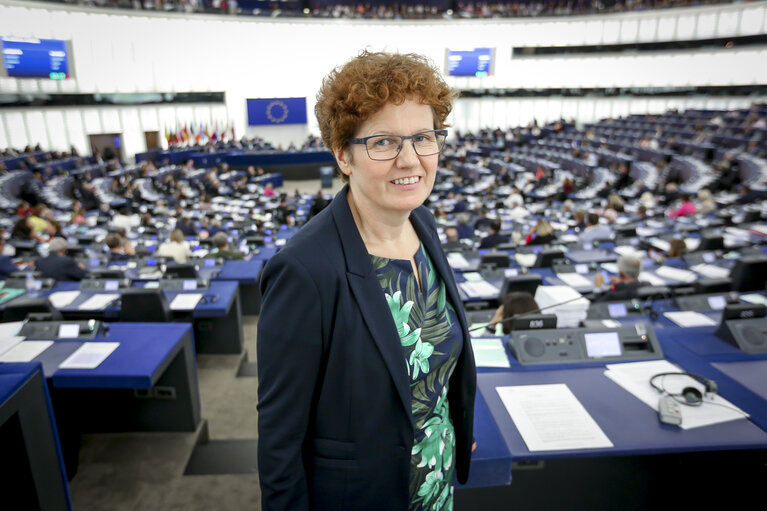 Maria HEUBUCH in the EP in Strasbourg