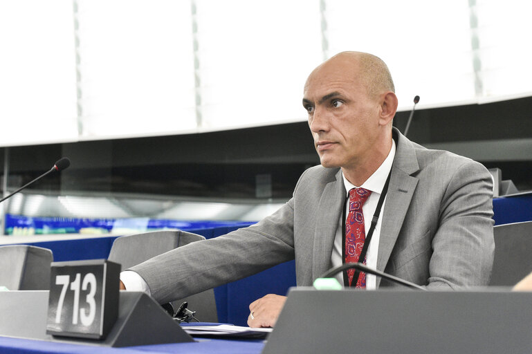 Fotó 8: Razvan POPA in the EP in Strasbourg