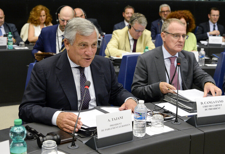 Φωτογραφία 15: Meeting of the EP Bureau