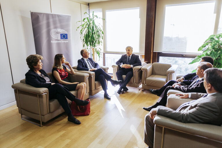 Foto 2: Official visit of the President of the European Parliament to Portugal - Antonio TAJANI EP President meets with Portuguese MEPs