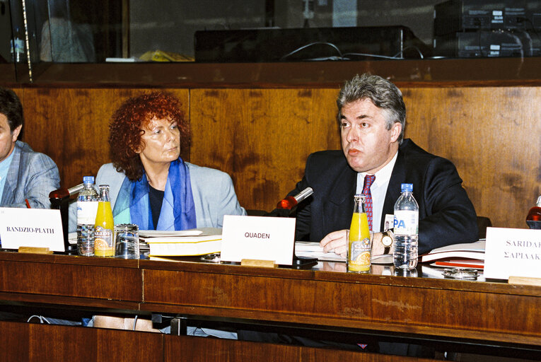 Suriet 1: ECON Committee Meeting at the European Parliament in Strasbourg