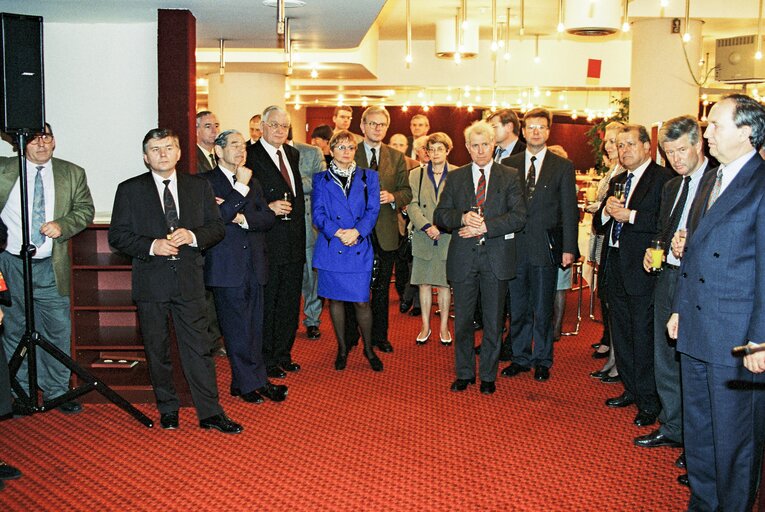 Photo 1 : Farewell ceremony in the presence of MEP's at the European Parliament in Strasbourg