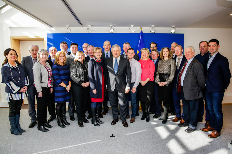 Antonio TAJANI - EP President meets with local politicians