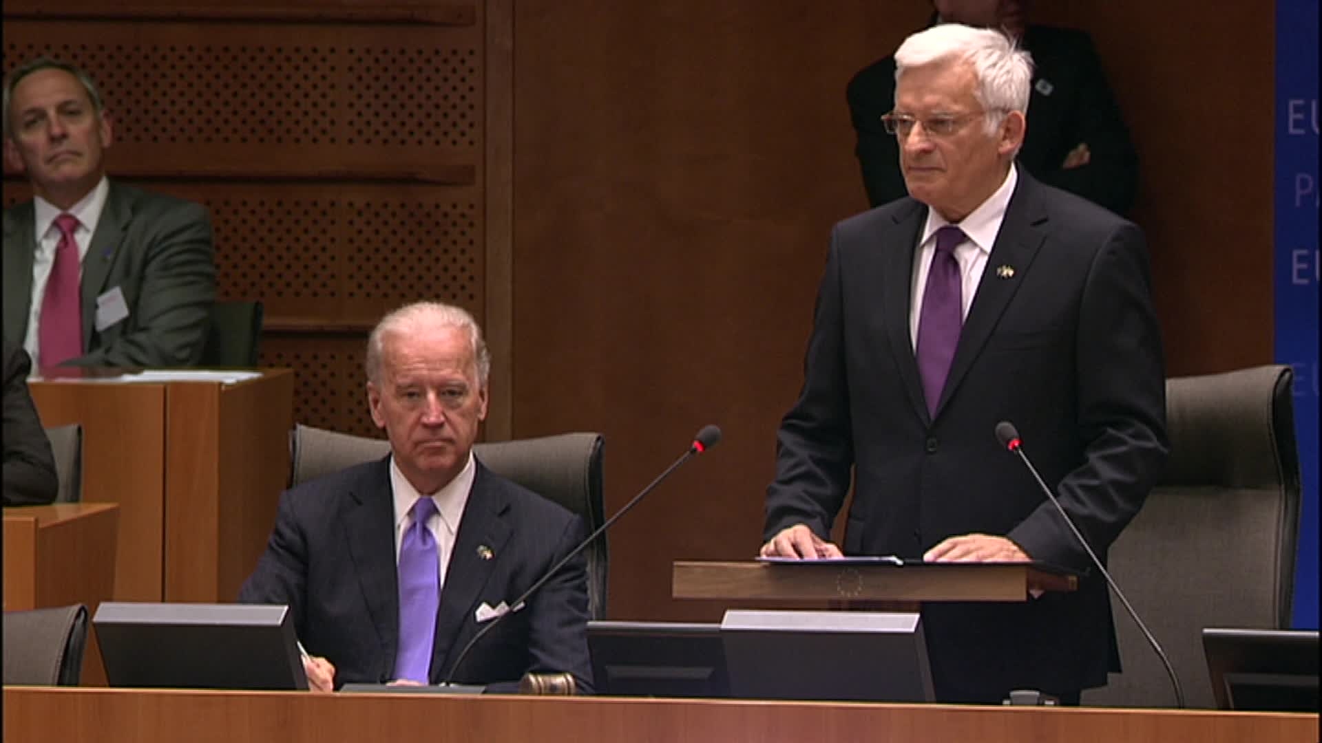 Memoclip: Joe BIDEN, Vice-President of the United States visits the EP (06/05/2010)
