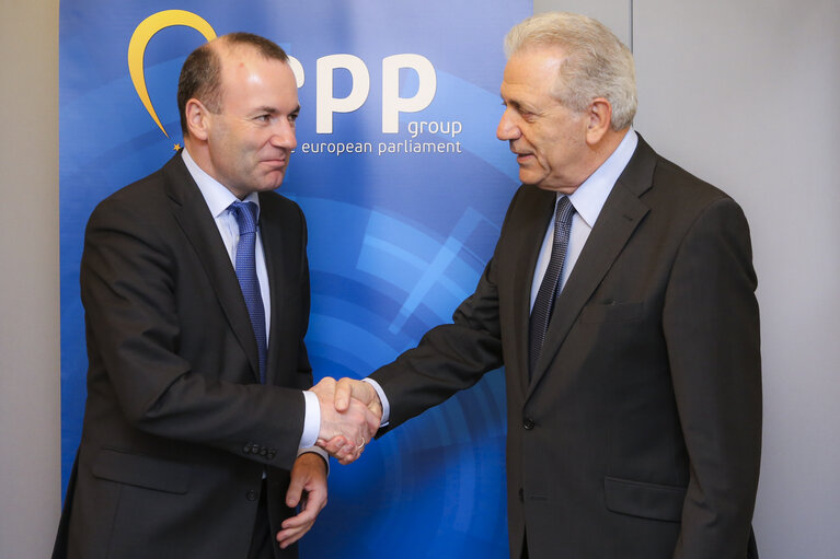 Manfred WEBER meets with Dimitris AVRAMOPOULOS
