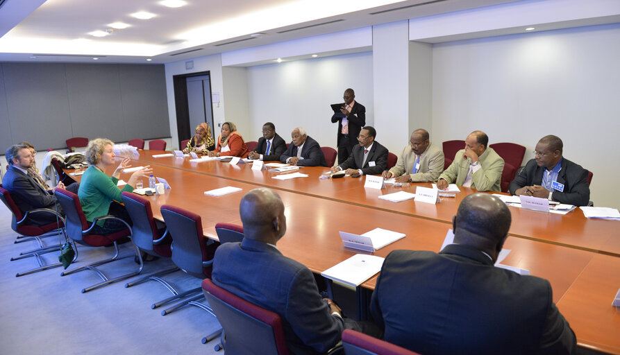 Meeting with house of representatives members from Zanzibar