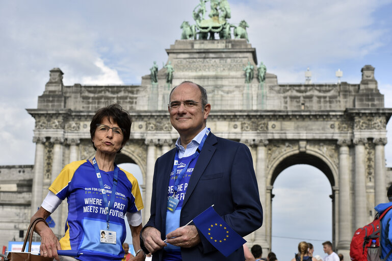 Fotografi 47: 20 km of Brussels running race start