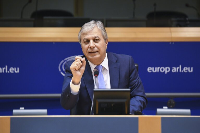 Photo 7 : Lefteris CHRISTOFOROU in the EP in Brussels
