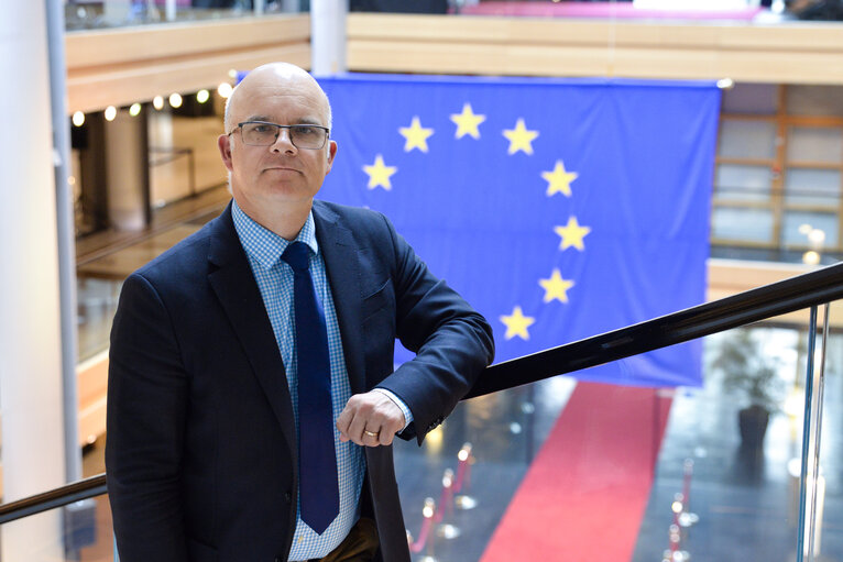 Aleksander GABELIC in the European Parliament in Strasbourg