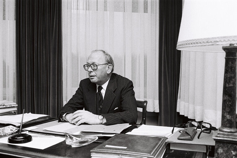 Hans Nord in Luxembourg in February 1979.