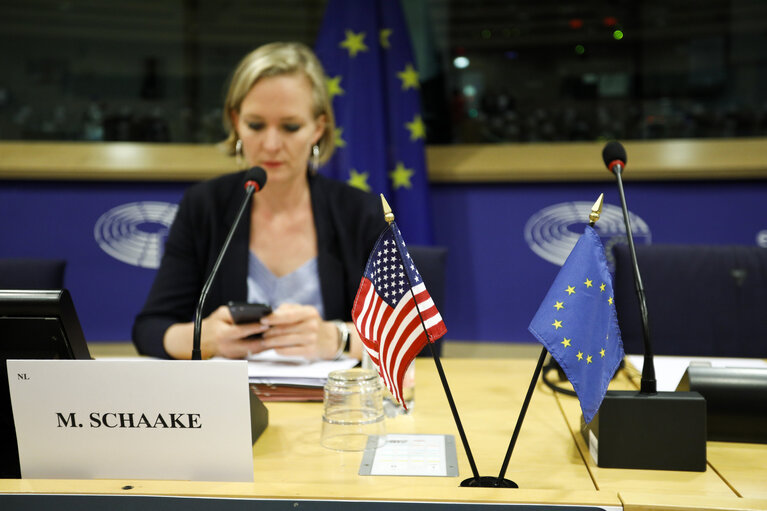 Fotogrāfija 22: EC commisisoner receives Keynote Speaker EP Delegation for Relations with the United States