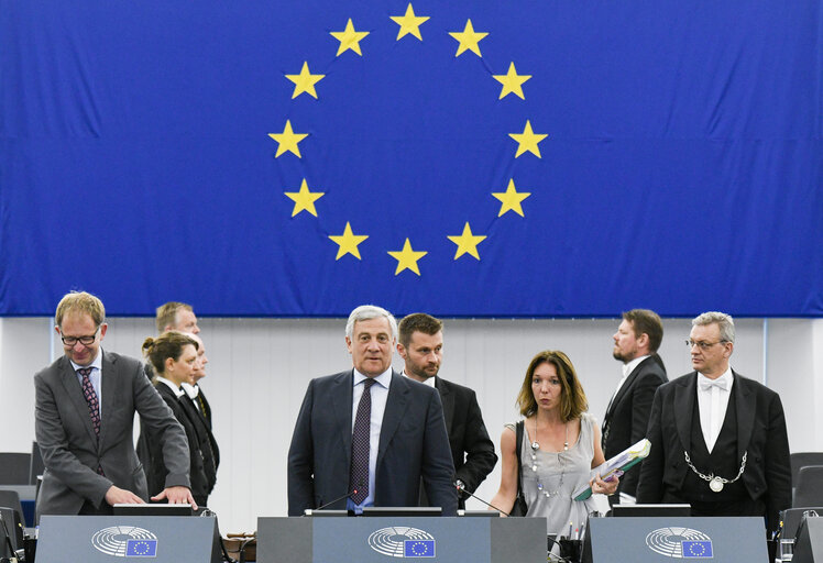 Fotogrāfija 5: Plenary session - Conclusions of the European Council meeting of 28 and 29 June 2018