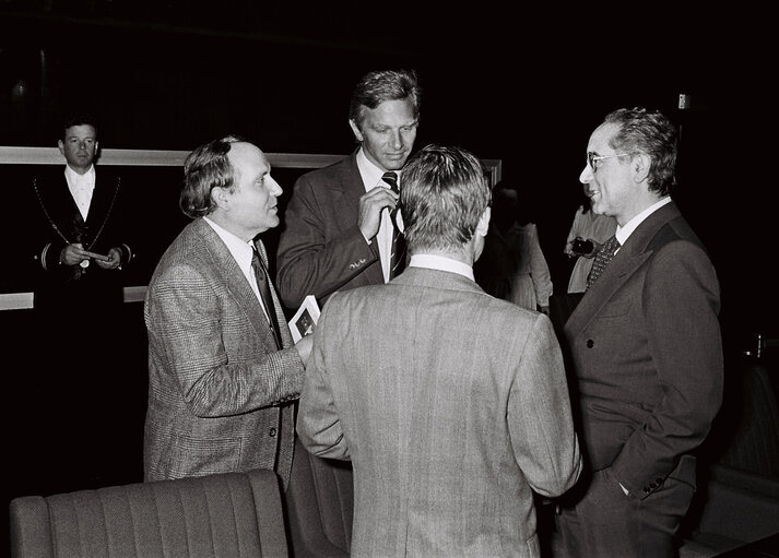 Photo 2: Plenary session in Strasbourg in april 1979.