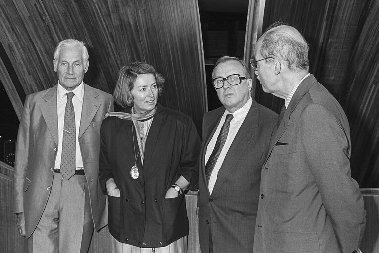 Fotografie 1: German MEPs at the European Parliament in Strasbourg