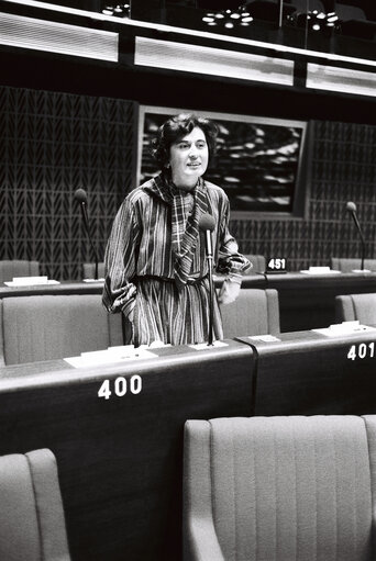 Plenary session in Strasbourg in January 1980