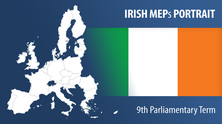 IRISH MEPs official portrait - 9th Parliamentary term.