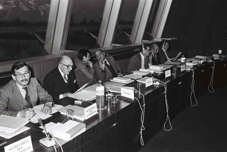 Foto 1: Meeting at the European Parliament in February 1978