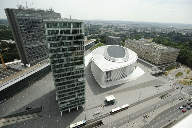 Photo 12 : European Union buildings in Luxembourg in 2010