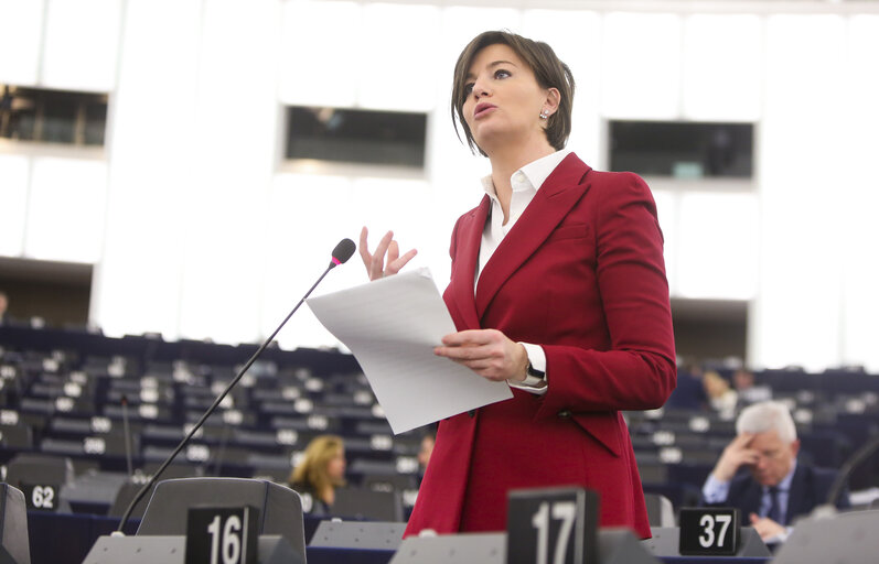 Lara COMI in the EP in Strasbourg