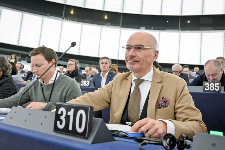 Peter SIMON in the EP in Strasbourg