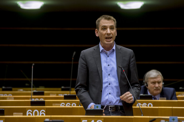 Benedek JAVOR in the EP in Brussels