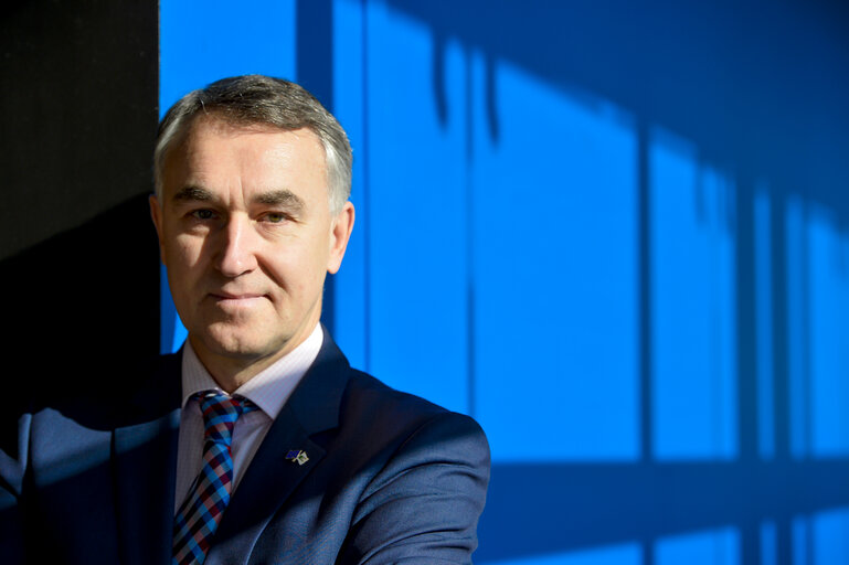 Petras AUSTREVICUS in the EP in Strasbourg