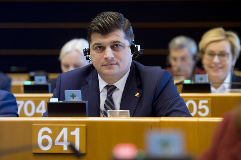 Laurentiu Constantin REBEGA in the EP in Brussels