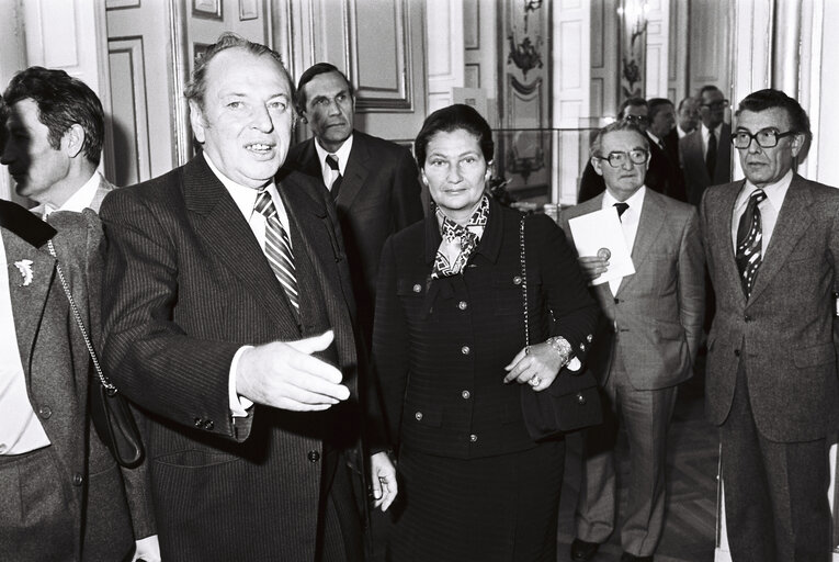 Φωτογραφία 17: Simone VEIL EP President visit an exhibition